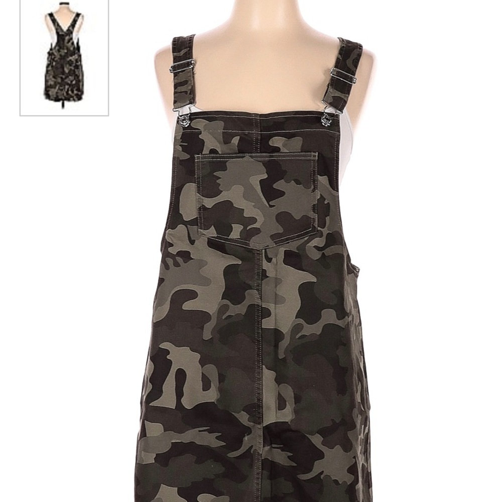 Wild fable camo overall dress